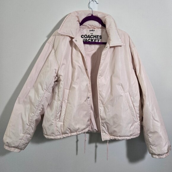 TNA bomber pink jacket size XL - Picture 1 of 3